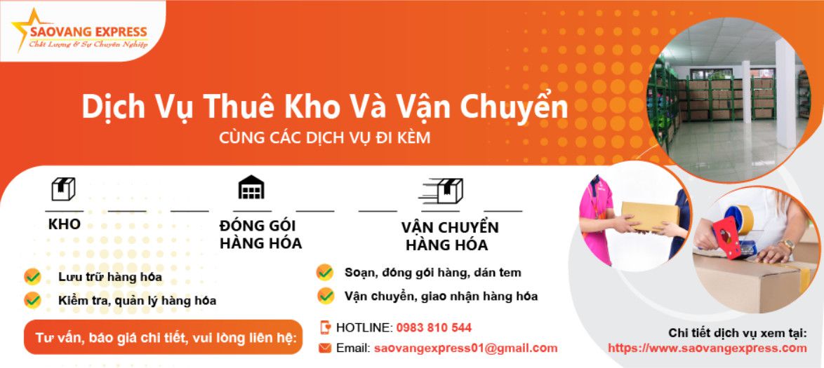 Sao Vàng Express cung cấp dịch vụ vận chuyển với chi phí tiết kiệm