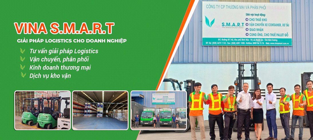 Công ty CP Thương mại và phân phối Vina S.M.A.R.T Công ty CP Thương mại và phân phối Vina S.M.A.R.T: Công ty cho thuê kho có diện tích nhỏ uy tín tại Bình Dương