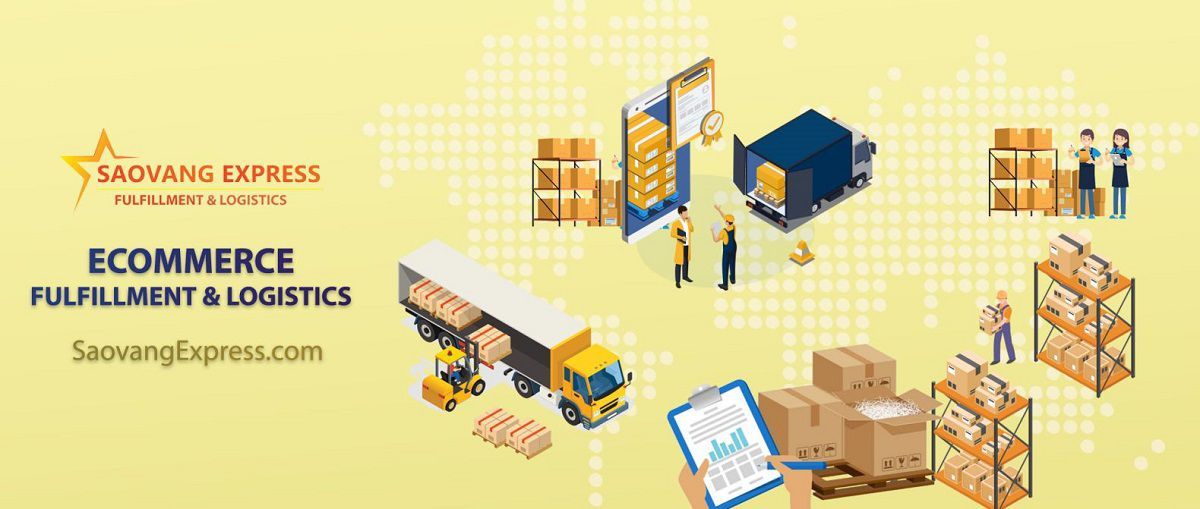 Sao Vàng Express cung cấp dịch vụ kho Fulfillment, hỗ trợ bán hàng và vận chuyển trong và ngoài nước
