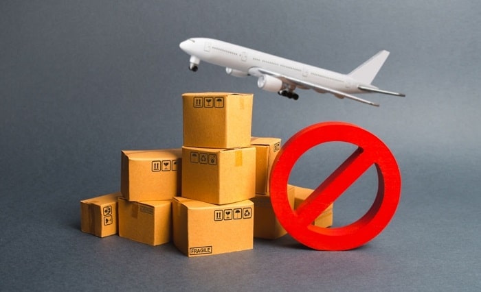 Hàng hóa cấm được vận chuyển qua đường hàng không