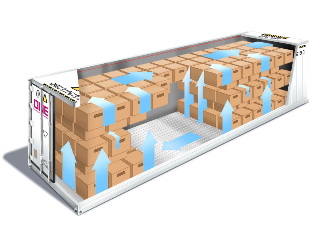 Cách sắp xếp hàng hoá trong container