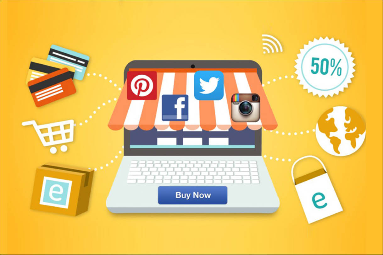 Thương mại xã hội Sử dụng các trang mạng xã hội như facebook, twitter,...