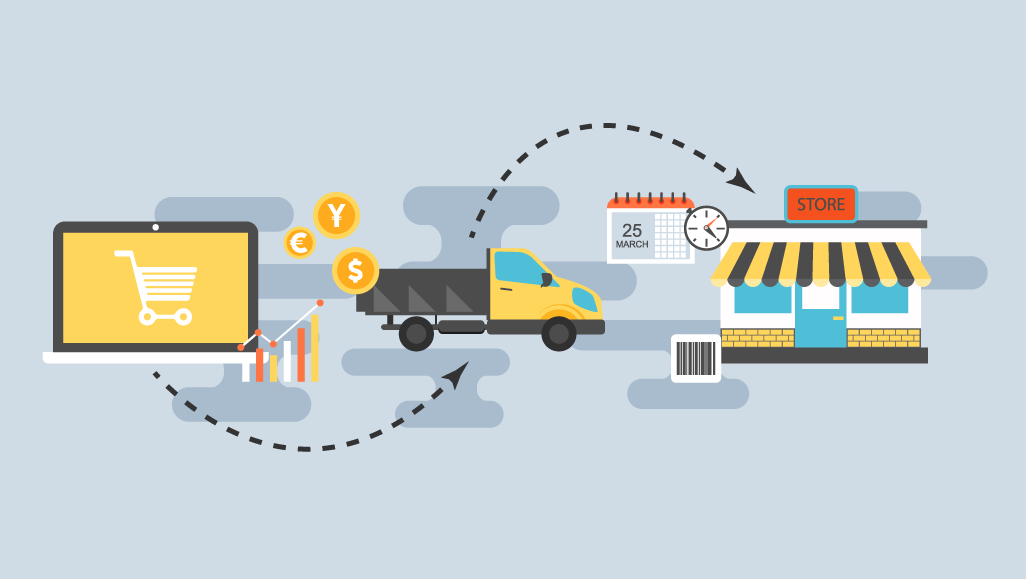 Đơn vị vận chuyển sẽ nhận đơn hàng online và chuyển đến cửa hàng bạn nhanh nhất
