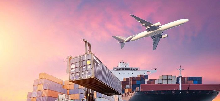 Dùng máy bay để vận chuyển hàng container đi quốc tế